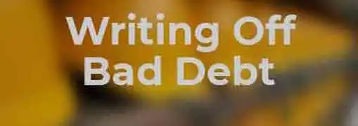 Writing Off Bad Debts