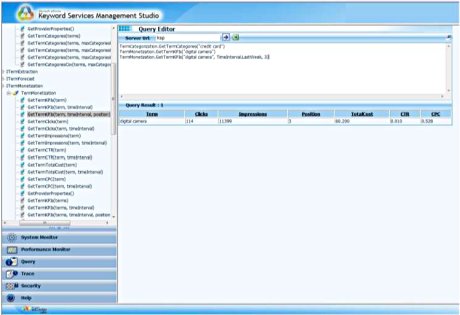 Microsoft API for Microsoft adCenter Keyword Research Tool