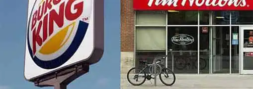 Burger King and Tim Hortons