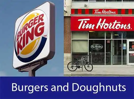 Burger King and Tim Hortons