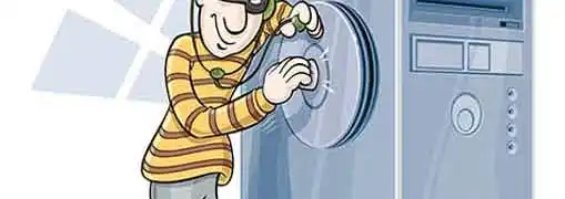 Cybersecurity Thief In Action