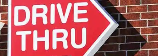 Fast Food Drive Through Lane