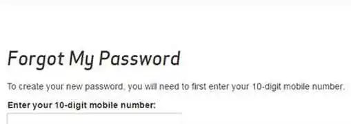 Verizon Forgot Password
