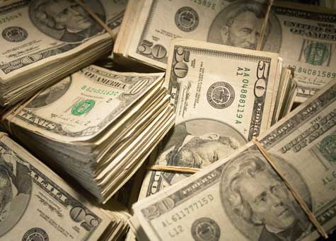 Entrepreneur Money Stack