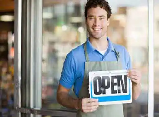 Entrepreneur Open for Business